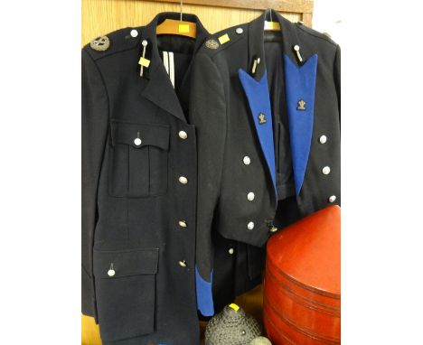 Dress uniform &amp; mess kit uniform of former Assistant Chief Constable Colin Evans QPM of the South Wales constabulary