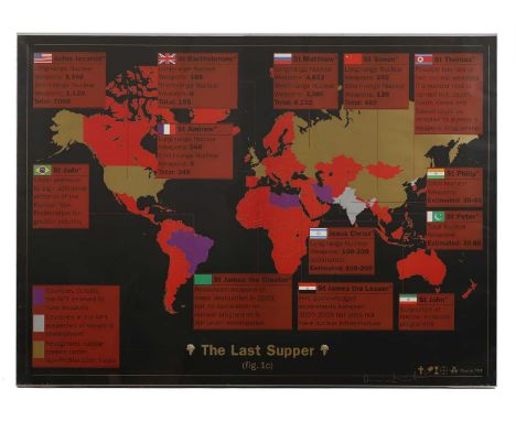 ▲ Damien Hirst (b.1965) 'The Last Supper'offset lithograph in colours, 2005, signed 'Damien Hirst' in pencil l.r.sheet 148 x 