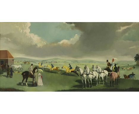 ▲ Doris Zinkeisen (1898-1991) 'Trains of Running Horses'signed 'Doris Zinkeisen' l.l., oil on canvas51 x 101cmCondition Repor