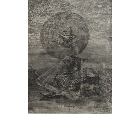 ▲ Prunella Clough (1919-1999) Untitledmixed media on paper27 x 19.5cmProvenance: The Estate of Christopher Bangs.Condition Re
