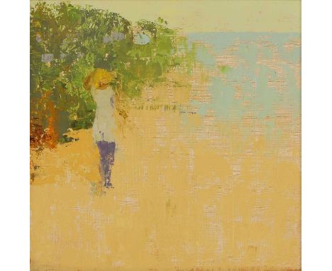 ▲ Lionel Bulmer (1919-1992) 'Beginning of the Beach'oil on board30.5 x 30.5cmProvenance: With Messum's Fine Art, London.Condi