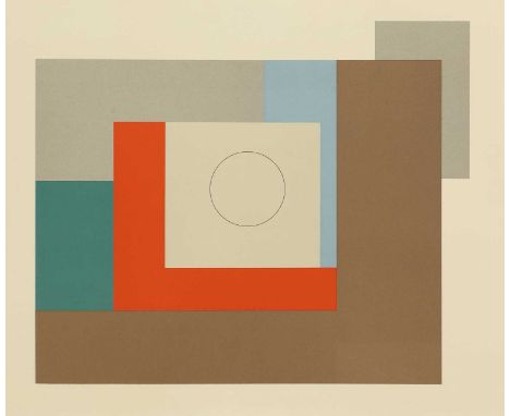 ▲ Ben Nicholson OM (1894-1982) 'Abstract Composition, 1936'lithograph in colours, 1973sheet 66.5 x 80cm, unframedProvenance: 