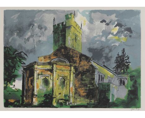 ▲ John Piper CH (1903-1992) 'Sunningwell, Oxfordshire' (Levinson 377)lithograph in colours, 1985, signed 'John Piper' in penc