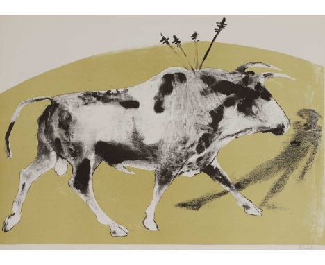 ▲ Dame Elisabeth Frink CH RA (1930-1993) 'Corrida I', 1973lithograph printed in colours, signed 'Frink' in pencil l.r., archi