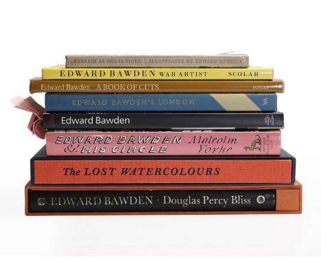 A collection of books and catalogues relating to the work of Edward Bawden to include:James Russell'The Lost Watercolours of 