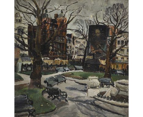 ▲ Denise Broadley (1913-2007) 'Leicester Square', 1933oil on canvas56 x 56cmProvenance: Dr John Ind;with Sally Hunter Fine Ar