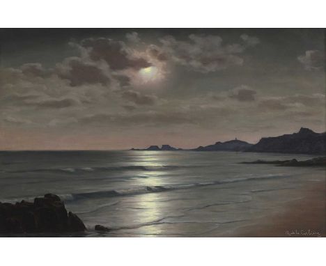 ▲ Roger de la Corbière (French, 1893-1974) Bretagne Saint-Lunairesigned 'R. de la Corbière' l.r., oil on canvas61 x 92cmCondi