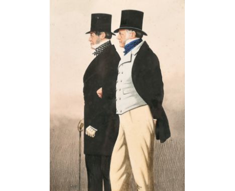 19th century English school, 'Honour and Talent', a portrait of Lord Falmouth and Fred Archer, along with 'Fathers of the Tur
