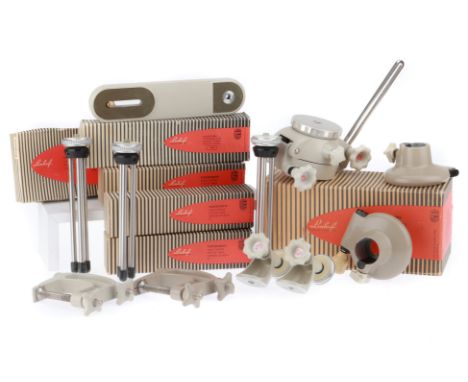 to include a Panorama/Pan/Tilt head, 3off table tripods, outrigger plate, Clampod, all in maker's boxes, and other items.