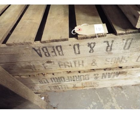 Four vintage advertising chitting trays