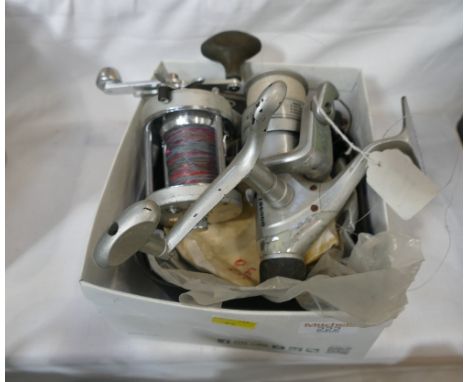 Ristar Model CB6000 fishing reel and Abu Garcia Model 7000 reel