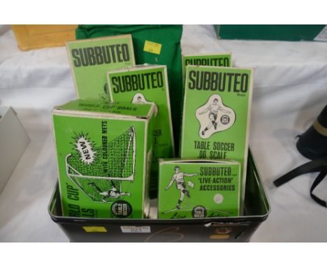 Boxed Subbuteo accessories 