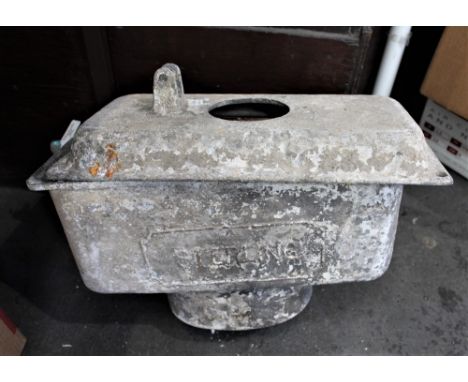 Vintage cast iron Sterling toilet cistern