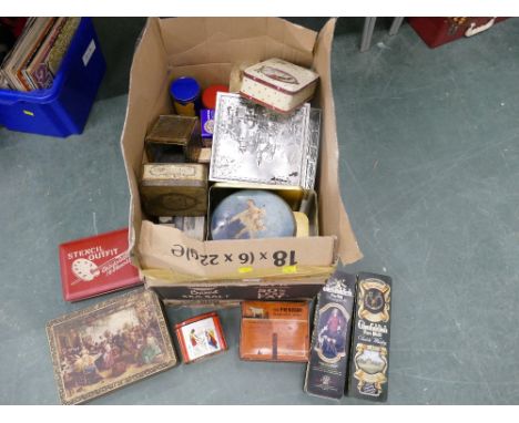 Collection of vintage tins