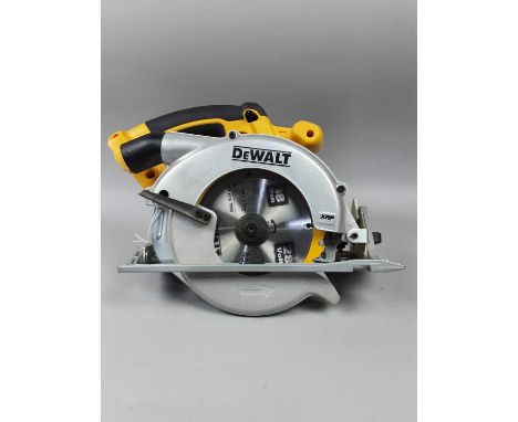 DEWALT CIRCULAR SAW,along with two other Dewalt cordless drills, vacuum, angle grinder and a jigsawThree batteries and two ch