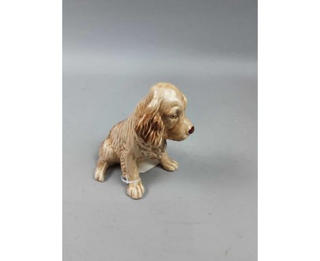 SYLVAC MODEL OF A DOG,13cm high, along with other ceramics including Liliput Lane and various ceramic birds