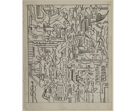 *Sir Eduardo Paolozzi RA (1924-2005)Untitledpencil29 x 22.5cmProvenance: The artist's estate;thence by descent.*Artist's Resa