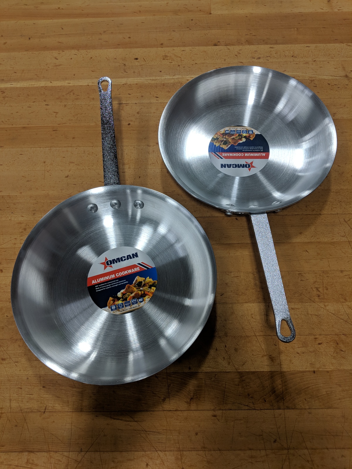 sedona set of 2 aluminum fry pans