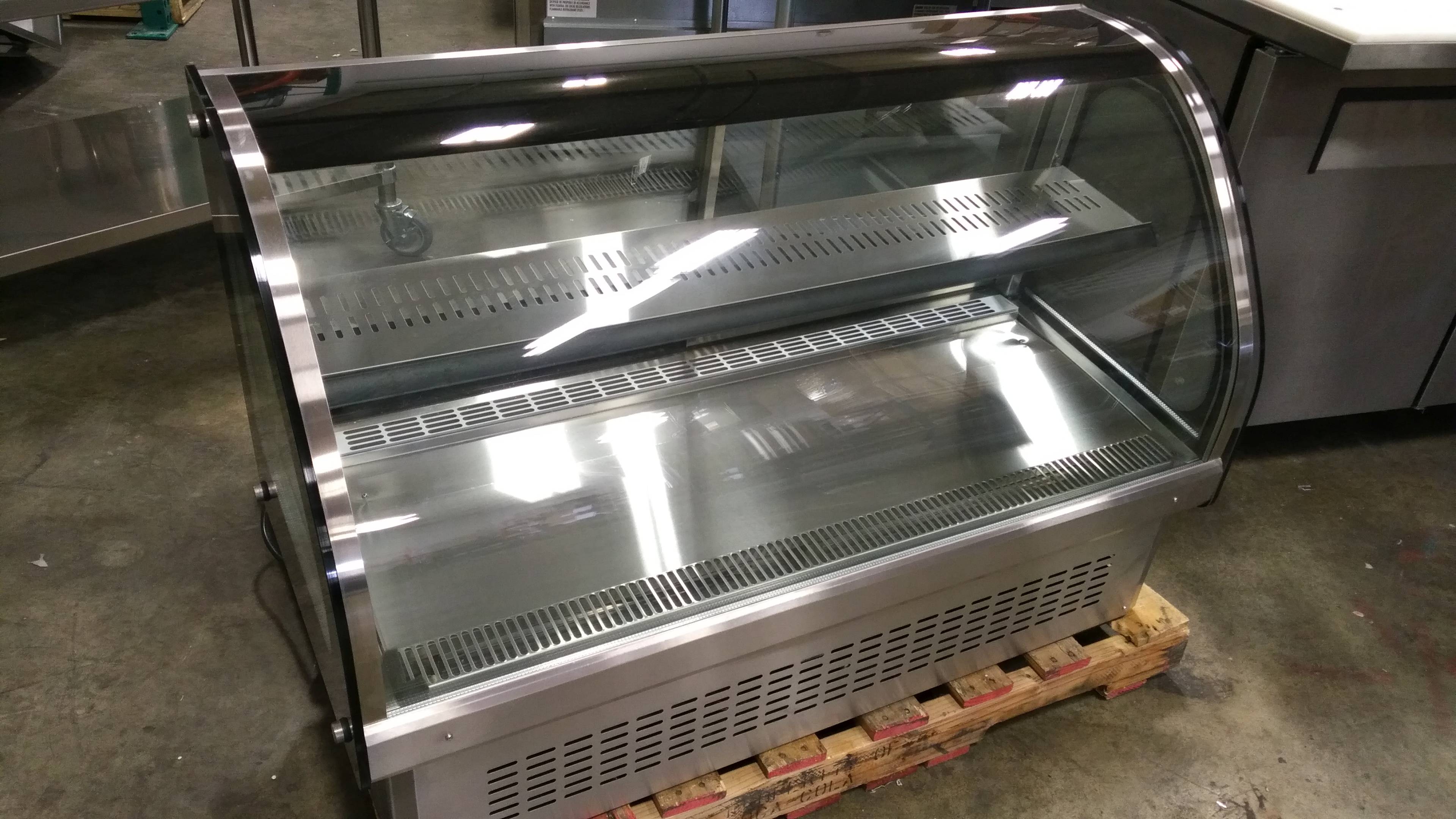 Vollrath 40843 Countertop/Drop-In Refrigerated Curved Glass Display ...