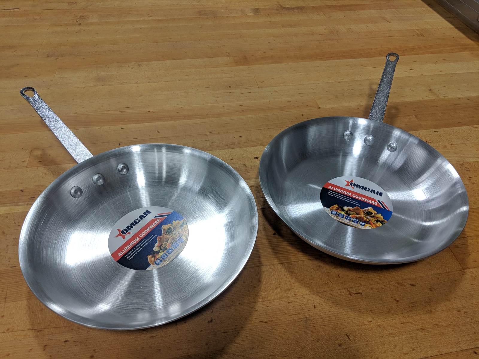 sedona set of 2 aluminum fry pans