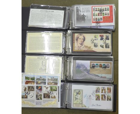 Four albums of Royal Mail First Day Covers (108)