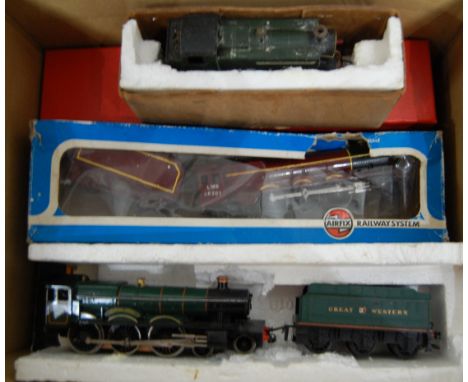 A collection of miscellaneous 00 scale locomotives and rolling stock to include Airfix Triang Hornby and others