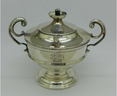 A Charles Boyton silver lighter, London 1905, a/f