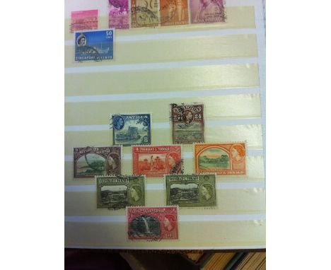 STAMPS : BRITISH COMMONWEALTH, mint & used collection in ten stockbooks & two albums. Omnibus sets inc 1946 Victory used, 194