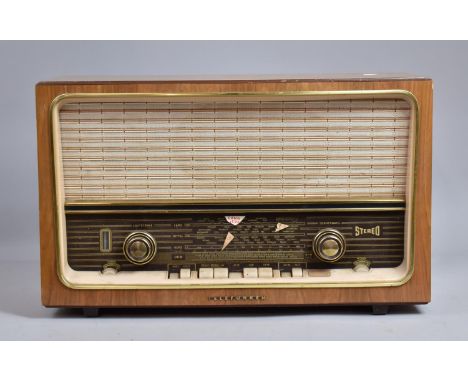 A Vintage Telefunken Stereo Radio, 57cm wide 