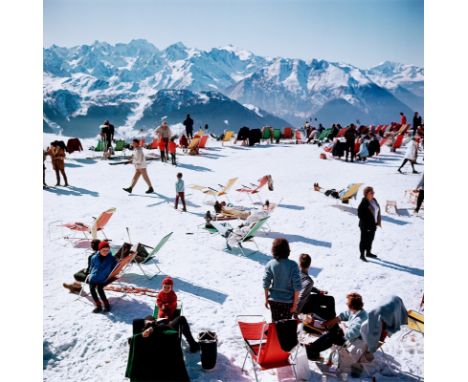 Slim Aarons (d.i.&nbsp;George Allen Aarons) (New York 1916 – 2016 Montrose, New York). Verbier Vacation. 1964C-Print, 2022.  