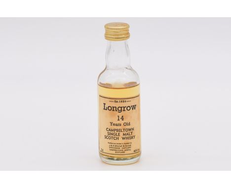 Longrow, 14 year old, single Campbeltown malt Scotch whisky, 5cl, 46%.