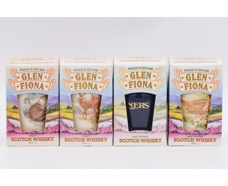 Glen Fiona, a collection of twenty four Scotch whisky decanter miniatures, including series of eight Scottish landmarks, seri