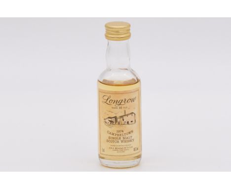 Longrow 1974, 16 year old, single Campbeltown malt Scotch whisky, 5cl, 46%.