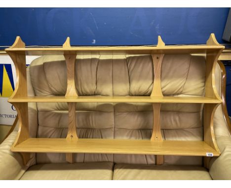 LIGHT ELM DELFT WALL RACK 