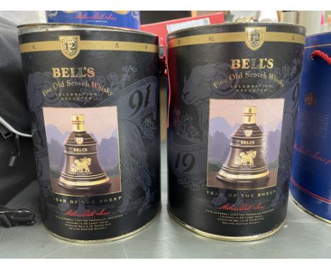 TWO BELLS SCOTCH WHISKY CELEBRATION DECANTER - YEAR OF THE SHEEP