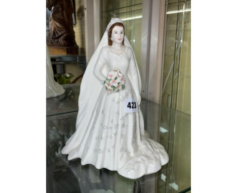 ROYAL WORCESTER FIGURE OF QUEEN ELIZABETH II