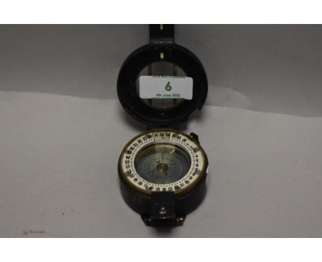 A 1944 dated prismatic military compass, MK III,No 305793, London.