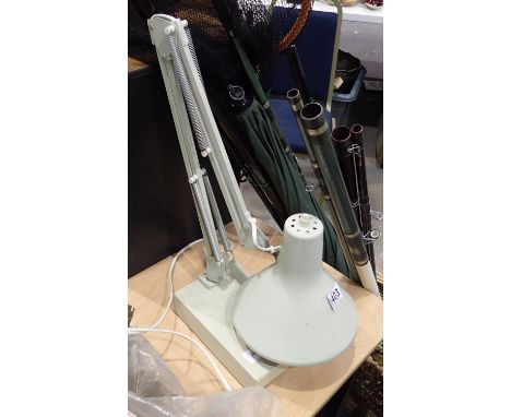 Contemporary anglepoise type lamp. Not available for in-house P&amp;P, contact Paul O'Hea at Mailboxes on 01925 659133
Condit