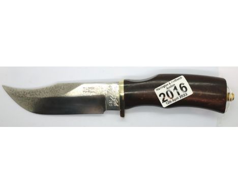 El Tigre Bowie knife by J Nowill &amp; Sons, designed by TL Bish. P&amp;P Group 1 (£14+VAT for the first lot and £1+VAT for s