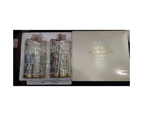 Lenox Disney spice jar collection of 24 boxed items with display rack. P&amp;P Group 3 (£18+VAT for the first lot and £3+VAT 