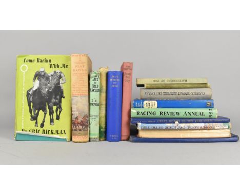 A Collection of Various Vintage Published Books on a Topic of Horse Racing