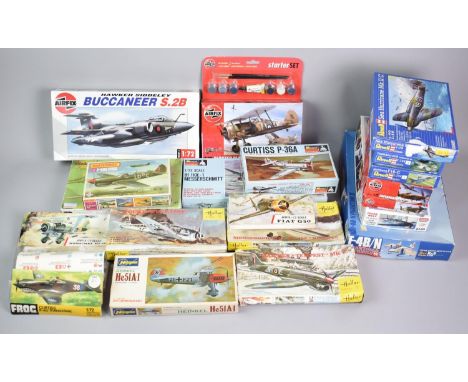 A Collection of Twenty Model Kits to Include Airfix, Revell etc