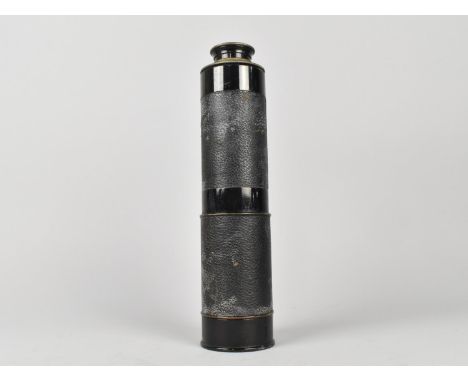 A Vintage German Four Drawer Telescope by Emil Busch, 25x Magnification, Probably Military Use