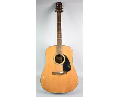 A Late 20th Century Fender Acoustic Guitar, Serial Number CK980393