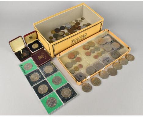 A Collection of Various Coinage to Comprise Commemorative Crowns, Churchill Crowns, Festival of Britain etc