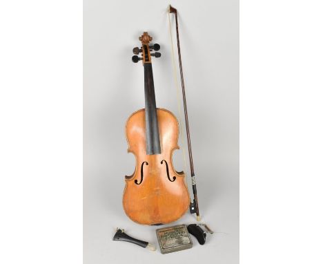 A Vintage Violin and Bow for Repair