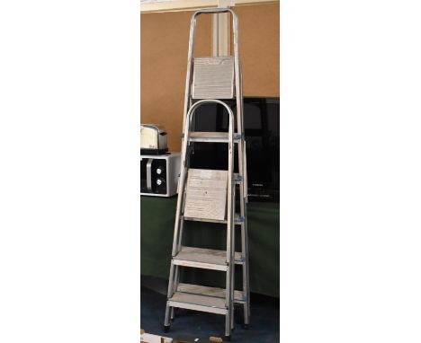 Two Aluminium Step Ladders