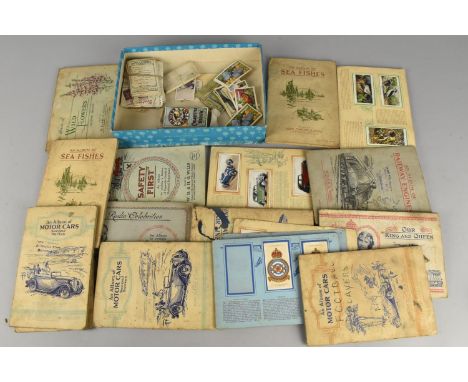 A Collection of Cigarette Card Albums etc (Various Condition)