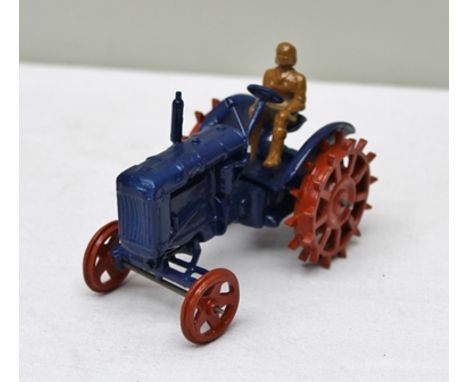 BRITAINS FORDSON 7N SPADELUG WHEEL TRACTOR with driver 
