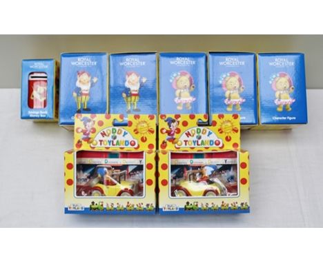 NODDY CHINA CHARACTER FIGURES by Royal Worcester including; figures of Noddy, Big Ears, Mr Plod, Esse Bear, together with a N